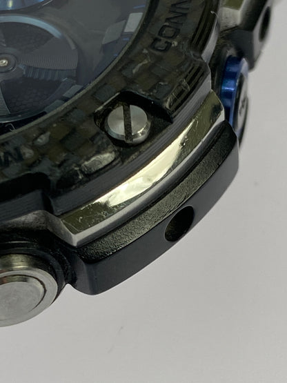 【中古品】【メンズ】 G-SHOCK ジーショック G-STEEL ANALOG SOLAR BLUETOOTH WATCH GST-B100-1AJF Gスティール アナログ ソーラー ブルートゥース ウォッチ 腕時計 メンズ カシオ 196-260510-em-16-min カラー：ブラック/ブルー 万代Net店