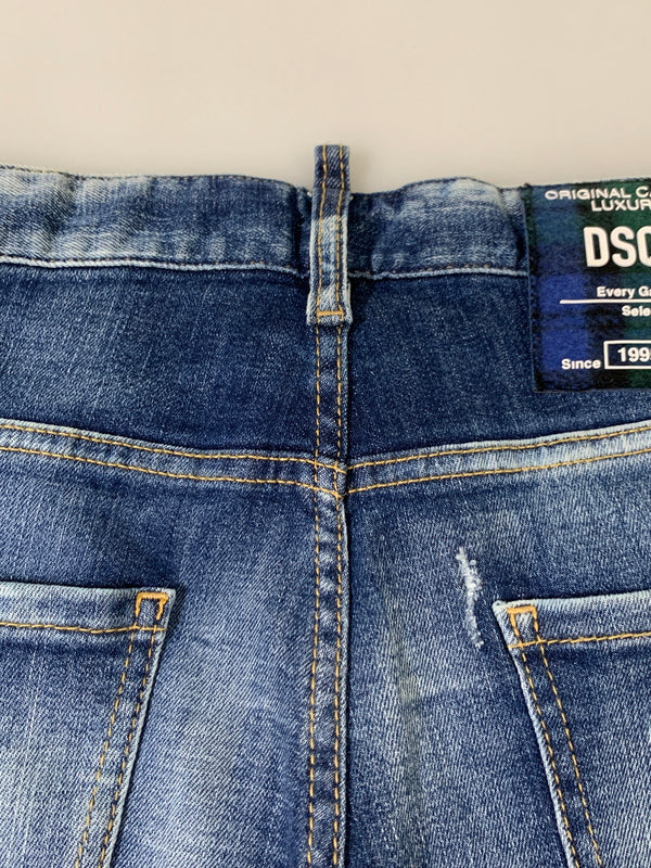 【中古品】【メンズ】 DSQUARED2 ディースクエアード S74LB1620 SKATER JEAN デニムパンツ ボトムス 151-260508-AS-87-min サイズ：50 カラー：インディゴ 万代Net店