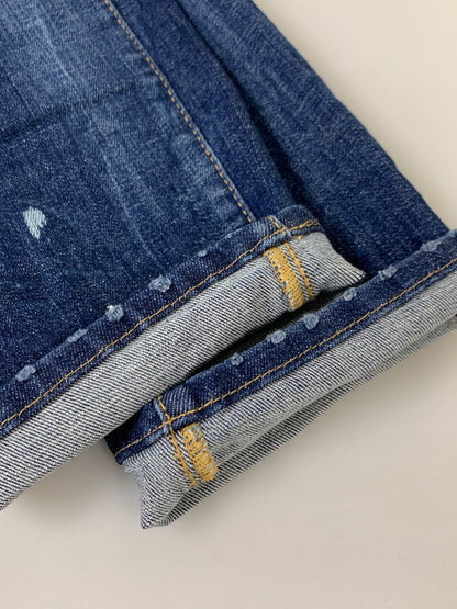 【中古品】【メンズ】 DSQUARED2 ディースクエアード S74LB1620 SKATER JEAN デニムパンツ ボトムス 151-260508-AS-87-min サイズ：50 カラー：インディゴ 万代Net店