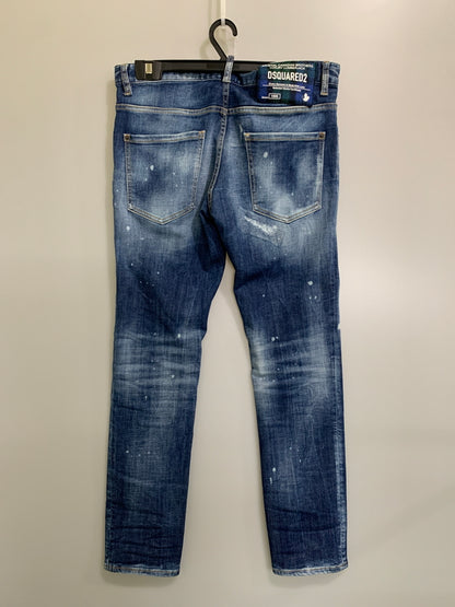 【中古品】【メンズ】 DSQUARED2 ディースクエアード S74LB1620 SKATER JEAN デニムパンツ ボトムス 151-260508-AS-87-min サイズ：50 カラー：インディゴ 万代Net店
