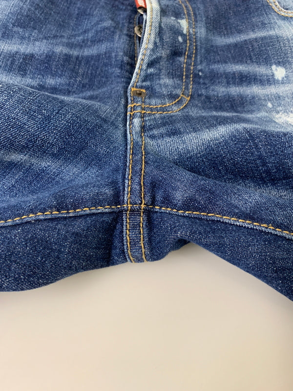 【中古品】【メンズ】 DSQUARED2 ディースクエアード S74LB1620 SKATER JEAN デニムパンツ ボトムス 151-260508-AS-87-min サイズ：50 カラー：インディゴ 万代Net店
