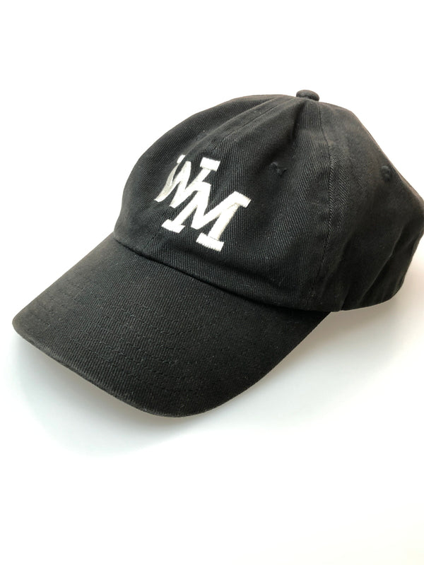 【中古品】【メンズ/レディース】 WACKO MARIA ワコマリア 6PANEL CAP キャップ 帽子 ロゴ 刺繍 185-260519-em-04-min カラー：ブラック 万代Net店