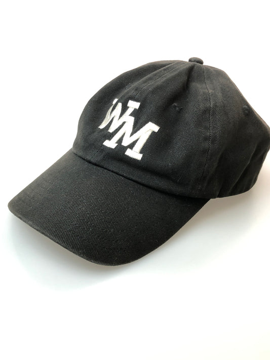 【中古品】【メンズ/レディース】 WACKO MARIA ワコマリア 6PANEL CAP キャップ 帽子 ロゴ 刺繍 185-260519-em-04-min カラー：ブラック 万代Net店