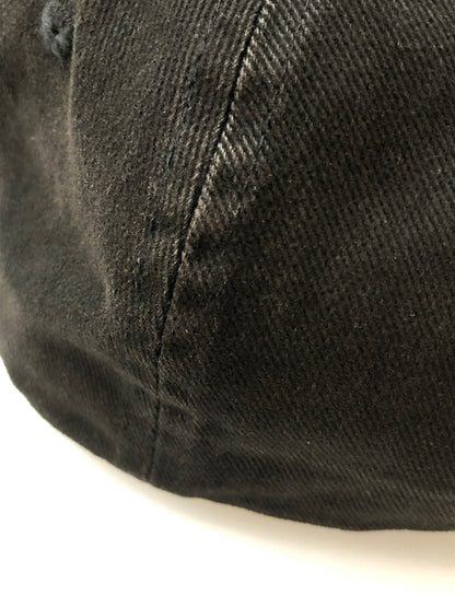 【中古品】【メンズ/レディース】 WACKO MARIA ワコマリア 6PANEL CAP キャップ 帽子 ロゴ 刺繍 185-260519-em-04-min カラー：ブラック 万代Net店