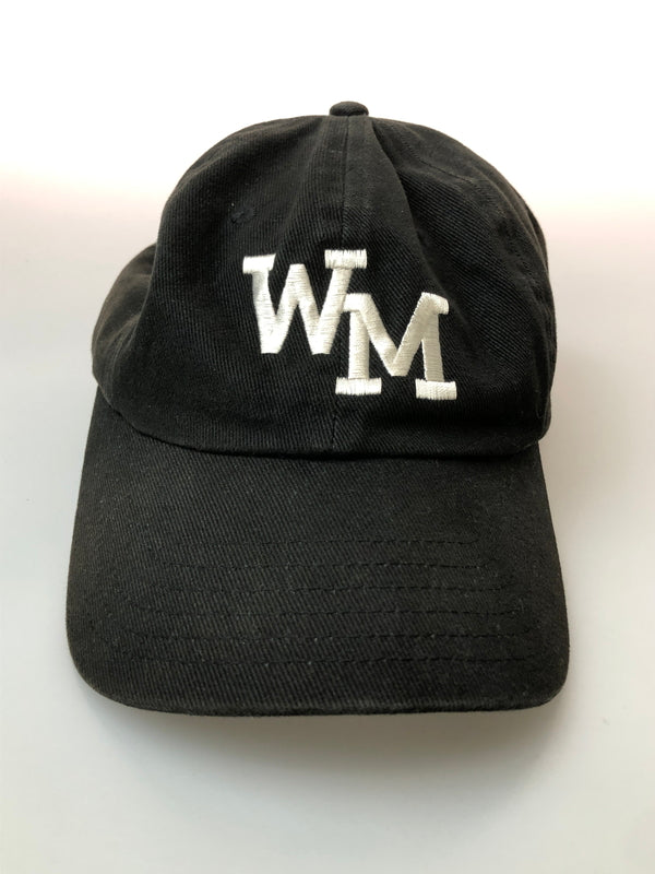 【中古品】【メンズ/レディース】 WACKO MARIA ワコマリア 6PANEL CAP キャップ 帽子 ロゴ 刺繍 185-260519-em-04-min カラー：ブラック 万代Net店
