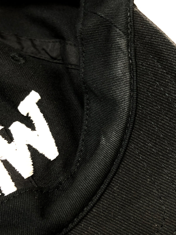 【中古品】【メンズ/レディース】 WACKO MARIA ワコマリア 6PANEL CAP キャップ 帽子 ロゴ 刺繍 185-260519-em-04-min カラー：ブラック 万代Net店