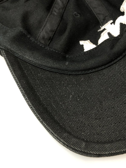 【中古品】【メンズ/レディース】 WACKO MARIA ワコマリア 6PANEL CAP キャップ 帽子 ロゴ 刺繍 185-260519-em-04-min カラー：ブラック 万代Net店