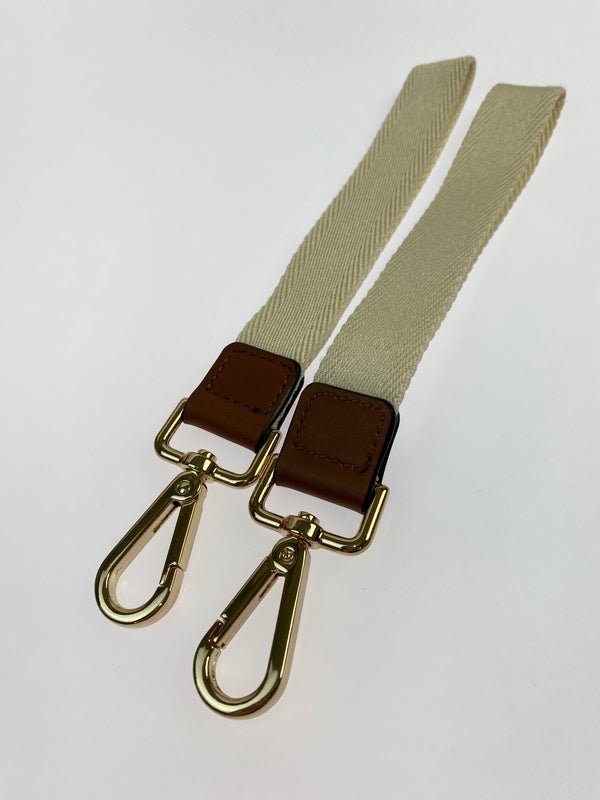 【中古品】【レディース】 CHLOE クロエ マザーズバッグ キッズ チェンジング コットン C90411.957 カバン ベビーカー用ストラップ付き 180-260521-em-12-min カラー：ブラウン系 万代Net店
