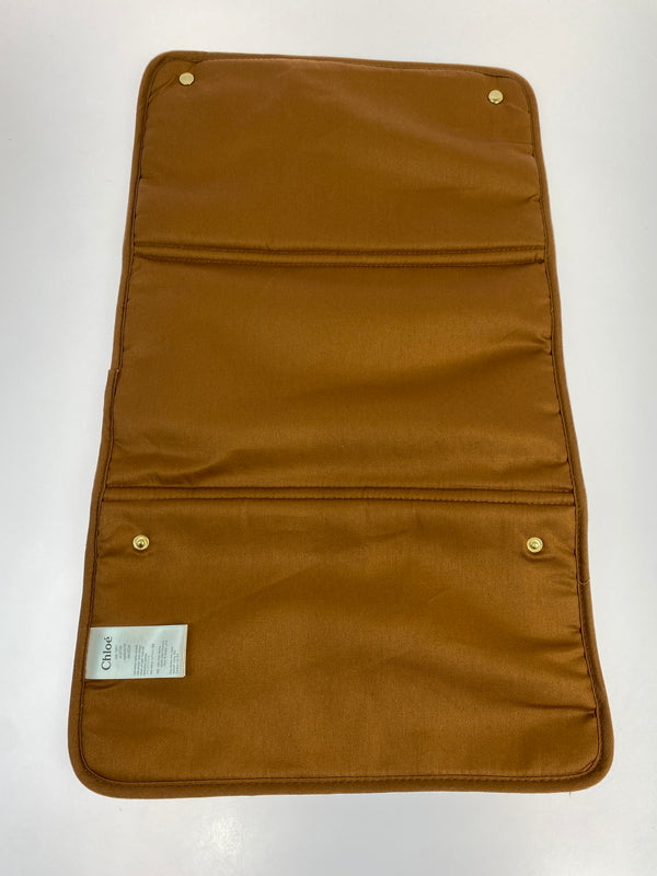 【中古品】【レディース】 CHLOE クロエ マザーズバッグ キッズ チェンジング コットン C90411.957 カバン ベビーカー用ストラップ付き 180-260521-em-12-min カラー：ブラウン系 万代Net店