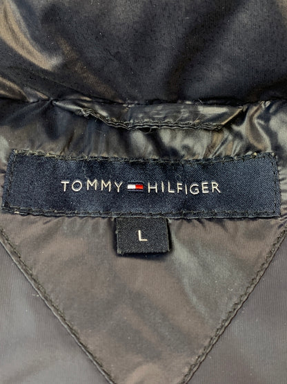 【中古品】【メンズ】 TOMMY HILFIGER トミーヒルフィガー ダウンジャケット アウター 147-260508-AS-29-min サイズ：L カラー：ブラック 万代Net店