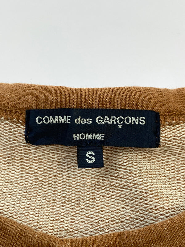 【中古品】【メンズ】 COMME DES GARCONS HOMME コムデギャルソンオム 00S SS TEE HM-T030 2000年代 半袖Tシャツ メンズ トップス 140-260617-KS-02-min サイズ：S カラー：ブラウン 万代Net店