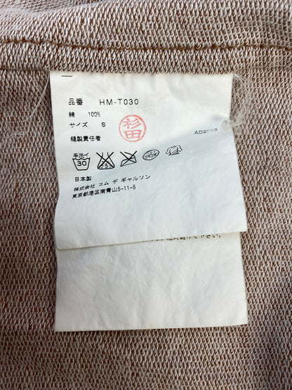 【中古品】【メンズ】 COMME DES GARCONS HOMME コムデギャルソンオム 00S SS TEE HM-T030 2000年代 半袖Tシャツ メンズ トップス 140-260617-KS-02-min サイズ：S カラー：ブラウン 万代Net店