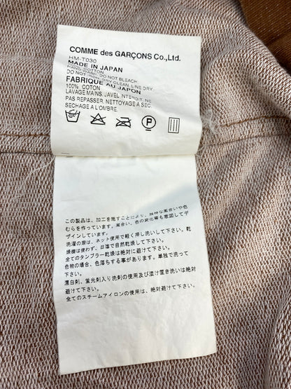 【中古品】【メンズ】 COMME DES GARCONS HOMME コムデギャルソンオム 00S SS TEE HM-T030 2000年代 半袖Tシャツ メンズ トップス 140-260617-KS-02-min サイズ：S カラー：ブラウン 万代Net店