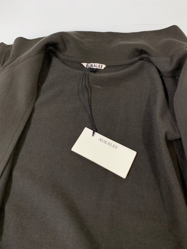 【中古品】【メンズ】 AURALEE オーラリー A25AB01CU 25AW SUPER HIGH GAUGE SWEAT ZIP BLOUSON スウェット ジップ ブルゾン ライトアウター 140-260508-AS-50-min サイズ：4 カラー：ダークブラウン 万代Net店
