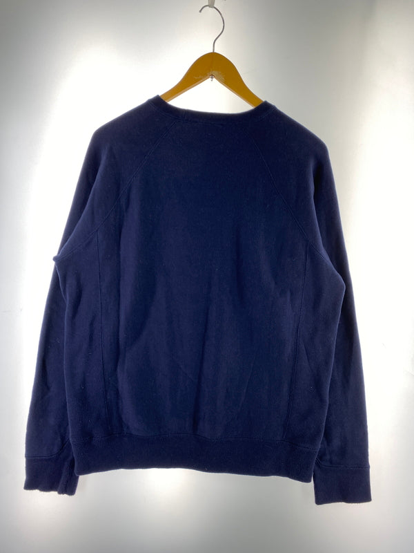【中古品】【メンズ】 ATON エイトン KK.AG.BM.0112 RAGLAN SLEEVE SWEAT ラグランスリーブ スウェット 140-260523-zi-29-min サイズ：04 カラー：ネイビー 万代Net店