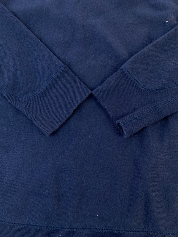 【中古品】【メンズ】 ATON エイトン KK.AG.BM.0112 RAGLAN SLEEVE SWEAT ラグランスリーブ スウェット 140-260523-zi-29-min サイズ：04 カラー：ネイビー 万代Net店