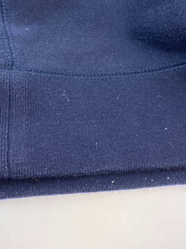 【中古品】【メンズ】 ATON エイトン KK.AG.BM.0112 RAGLAN SLEEVE SWEAT ラグランスリーブ スウェット 140-260523-zi-29-min サイズ：04 カラー：ネイビー 万代Net店