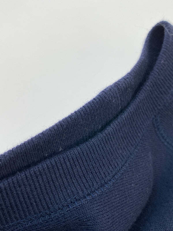 【中古品】【メンズ】 ATON エイトン KK.AG.BM.0112 RAGLAN SLEEVE SWEAT ラグランスリーブ スウェット 140-260523-zi-29-min サイズ：04 カラー：ネイビー 万代Net店