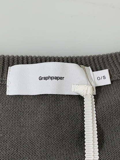 【中古品】【メンズ】 GRAPHPAPER グラフペーパー GU241-80251B 4SS PIECE DYED HIGH GAUGE KNIT OVERSIZED CREW NECK オーバーサイズニット クルーネック 140-260508-AS-48-min サイズ：O/S カラー：グレー 万代Net店