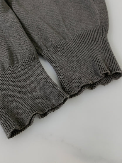 【中古品】【メンズ】 GRAPHPAPER グラフペーパー GU241-80251B 4SS PIECE DYED HIGH GAUGE KNIT OVERSIZED CREW NECK オーバーサイズニット クルーネック 140-260508-AS-48-min サイズ：O/S カラー：グレー 万代Net店