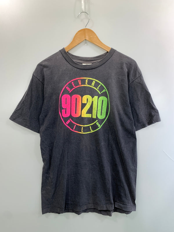【中古品】【メンズ】 BEVERLY HILLS ビバリーヒルズ 90S PRINT TEE 半袖Tシャツ ショートスリーブ 146-260508-AS-31-min サイズ：L カラー：グレー 万代Net店