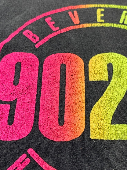 【中古品】【メンズ】 BEVERLY HILLS ビバリーヒルズ 90S PRINT TEE 半袖Tシャツ ショートスリーブ 146-260508-AS-31-min サイズ：L カラー：グレー 万代Net店