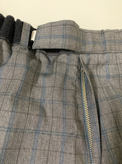 【中古品】【メンズ】 GRAPHPAPER グラフペーパー GM192-40537 LORO PIANA CHEF PANTS シェフパンツ ボトムス 151-260508-AS-32-min サイズ：F カラー：グレー/ネイビー 万代Net店