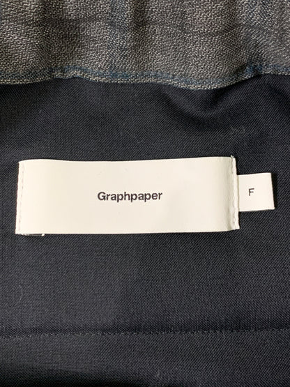 【中古品】【メンズ】 GRAPHPAPER グラフペーパー GM192-40537 LORO PIANA CHEF PANTS シェフパンツ ボトムス 151-260508-AS-32-min サイズ：F カラー：グレー/ネイビー 万代Net店