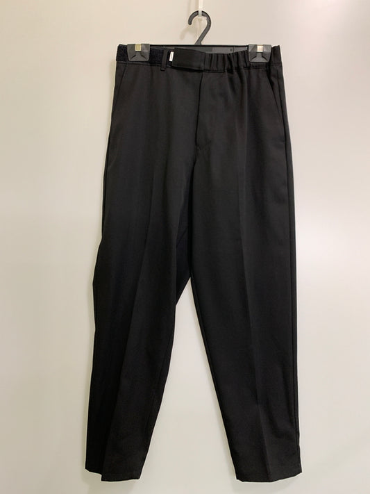 【中古品】【メンズ】 GRAPHPAPER グラフペーパー GM213-40165B SELVAGE WOOL SLIM WAISTED CHEF PANTS シェフパンツ ボトムス 151-260508-AS-33-min サイズ：F カラー：ブラック 万代Net店