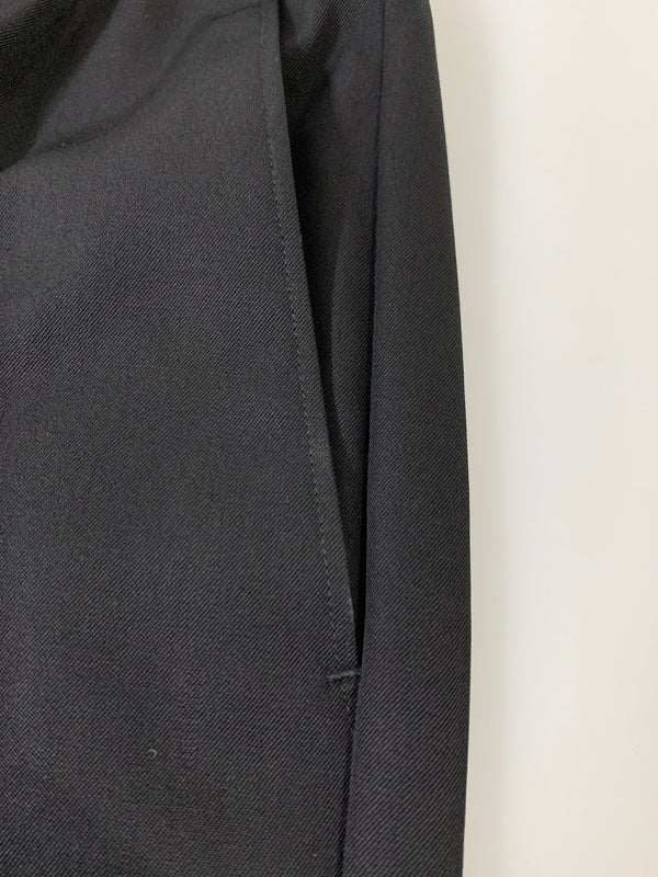 【中古品】【メンズ】 GRAPHPAPER グラフペーパー GM213-40165B SELVAGE WOOL SLIM WAISTED CHEF PANTS シェフパンツ ボトムス 151-260508-AS-33-min サイズ：F カラー：ブラック 万代Net店