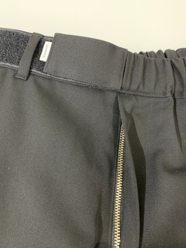 【中古品】【メンズ】 GRAPHPAPER グラフペーパー GM213-40165B SELVAGE WOOL SLIM WAISTED CHEF PANTS シェフパンツ ボトムス 151-260508-AS-33-min サイズ：F カラー：ブラック 万代Net店