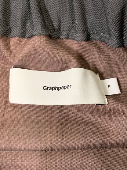 【中古品】【メンズ】 GRAPHPAPER グラフペーパー GM214-40003 VIST WOOL CHEF PANTS ウール シェフパンツ ボトムス 151-260508-AS-34-min サイズ：F カラー：グレー 万代Net店