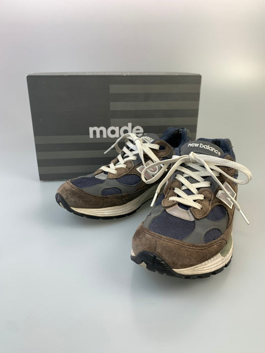 【ジャンク品】【メンズ】 NEW BALANCE ニューバランス M992GG MADE IN USA ローカット スニーカー 靴 162-260509-kk-05-min カラー：NAVY 万代Net店
