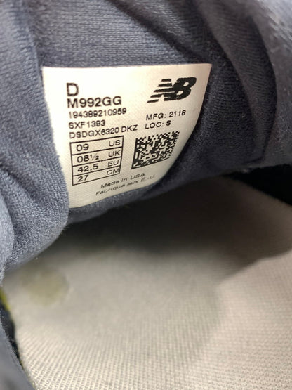 【ジャンク品】【メンズ】 NEW BALANCE ニューバランス M992GG MADE IN USA ローカット スニーカー 靴 162-260509-kk-05-min カラー：NAVY 万代Net店