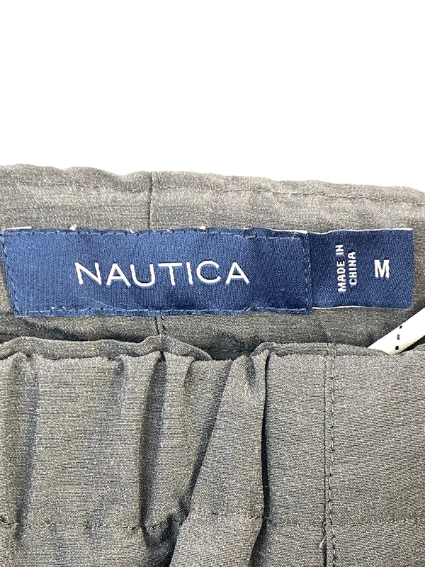 【中古品】【メンズ】 NAUTICA ノーティカ LOGO NYLON PANTS ロゴ ナイロンパンツ メンズ ボトムス 155-260617-KS-17-min サイズ：M カラー：グレー 万代Net店