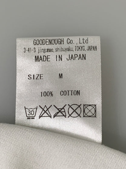 【中古品】【メンズ】 GOODENOUGH グッドイナフ ”THE REVOLUTIONARY” TEE ザ・レヴォリューショナリー ティーシャツ トップス 142-260522-SH-24-min サイズ：M カラー：ホワイト 万代Net店