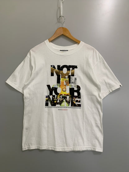 【中古品】【メンズ】 RESONATE リゾネイト 00’s NOT IN YOUR WAVE TEE 00年代 ノット・イン・ユア・ウェイブ ティーシャツ トップス 146-260522-SH-15-min サイズ：M カラー：ホワイト 万代Net店