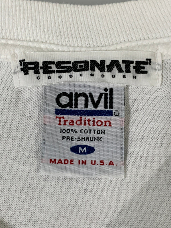 【中古品】【メンズ】 RESONATE リゾネイト 00’s NOT IN YOUR WAVE TEE 00年代 ノット・イン・ユア・ウェイブ ティーシャツ トップス 146-260522-SH-15-min サイズ：M カラー：ホワイト 万代Net店