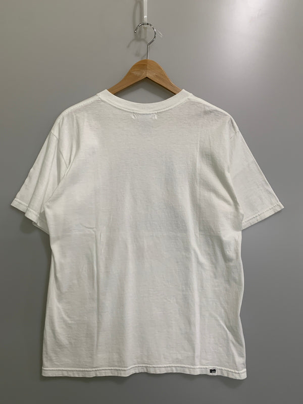 【中古品】【メンズ】 RESONATE リゾネイト 00’s ”STUPID FRESH"TEE 00年代 ステューピッドフレッシュティーシャツ トップス 146-260522-SH-27-min サイズ：M カラー：ホワイト 万代Net店
