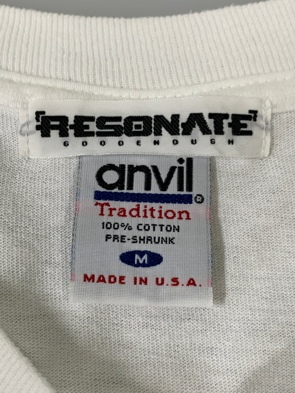 【中古品】【メンズ】 RESONATE リゾネイト 00’s ”STUPID FRESH"TEE 00年代 ステューピッドフレッシュティーシャツ トップス 146-260522-SH-27-min サイズ：M カラー：ホワイト 万代Net店