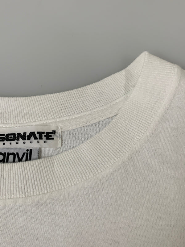 【中古品】【メンズ】 RESONATE リゾネイト 00’s ”STUPID FRESH"TEE 00年代 ステューピッドフレッシュティーシャツ トップス 146-260522-SH-27-min サイズ：M カラー：ホワイト 万代Net店