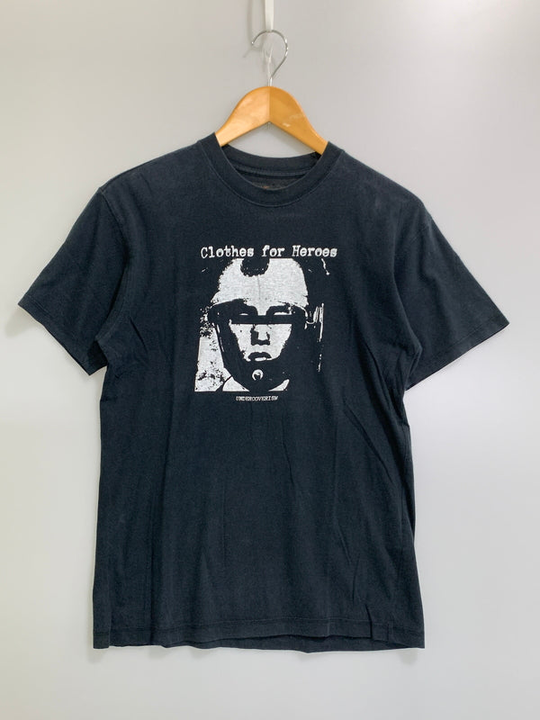 【現状渡し品】【メンズ】 UNDERCOVER アンダーカバー 02AW 魔女期 3億円事件 TEE ショートスリーブ プリントT 半袖Tシャツ 140-260615-kt-26-min サイズ：M カラー：ブラック 万代Net店