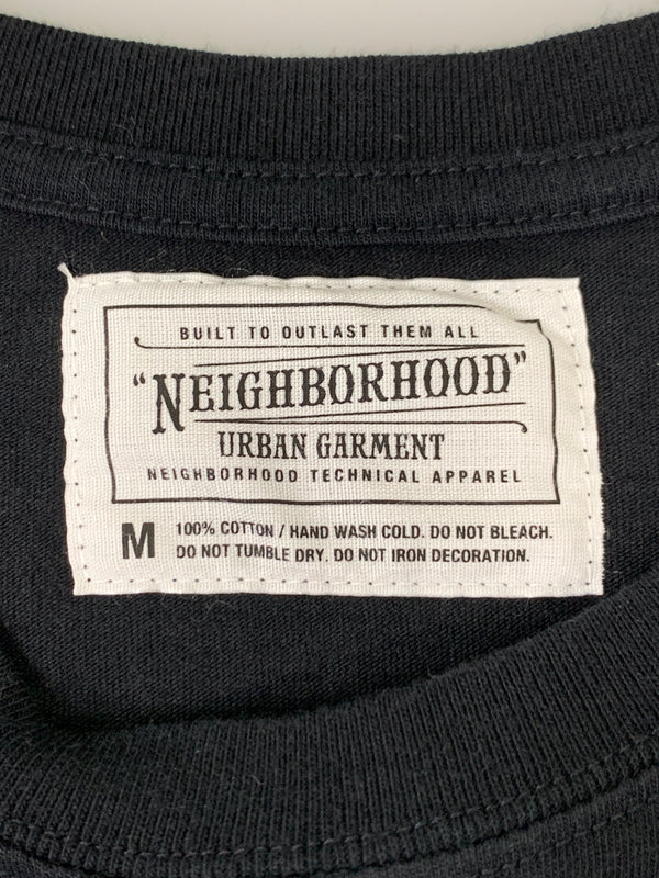 【中古品】【メンズ】 NEIGHBORHOOD ×C.E. ネイバーフット シーイー SS TEE プリントT 半袖Tシャツ 142-260615-kt-22-min サイズ：M カラー：ブラック 万代Net店