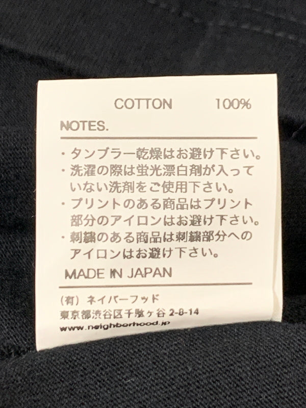 【中古品】【メンズ】 NEIGHBORHOOD ×C.E. ネイバーフット シーイー SS TEE プリントT 半袖Tシャツ 142-260615-kt-22-min サイズ：M カラー：ブラック 万代Net店