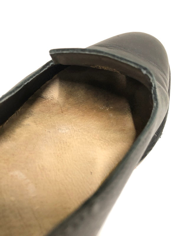 【中古品】【メンズ】 LL BEAN エルエルビーン 507146 LEATHER SLIP ON LOAFERS 靴 シューズ スリッポン 146-260508-AS-112-min サイズ：7.5 midium カラー：ブラック 万代Net店