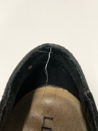 【中古品】【メンズ】 LL BEAN エルエルビーン 507146 LEATHER SLIP ON LOAFERS 靴 シューズ スリッポン 146-260508-AS-112-min サイズ：7.5 midium カラー：ブラック 万代Net店