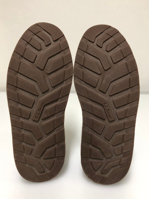【中古品】【メンズ】 LL BEAN エルエルビーン 507146 LEATHER SLIP ON LOAFERS 靴 シューズ スリッポン 146-260508-AS-112-min サイズ：7.5 midium カラー：ブラック 万代Net店