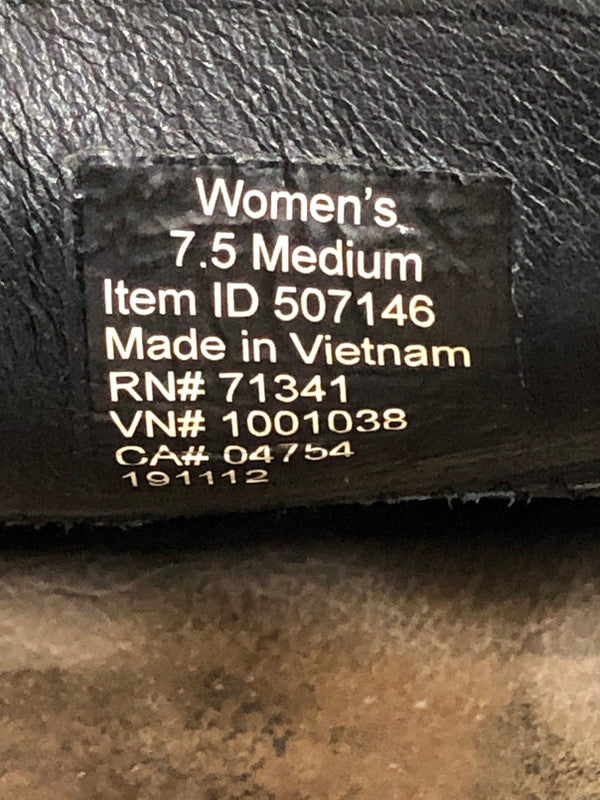 【中古品】【メンズ】 LL BEAN エルエルビーン 507146 LEATHER SLIP ON LOAFERS 靴 シューズ スリッポン 146-260508-AS-112-min サイズ：7.5 midium カラー：ブラック 万代Net店
