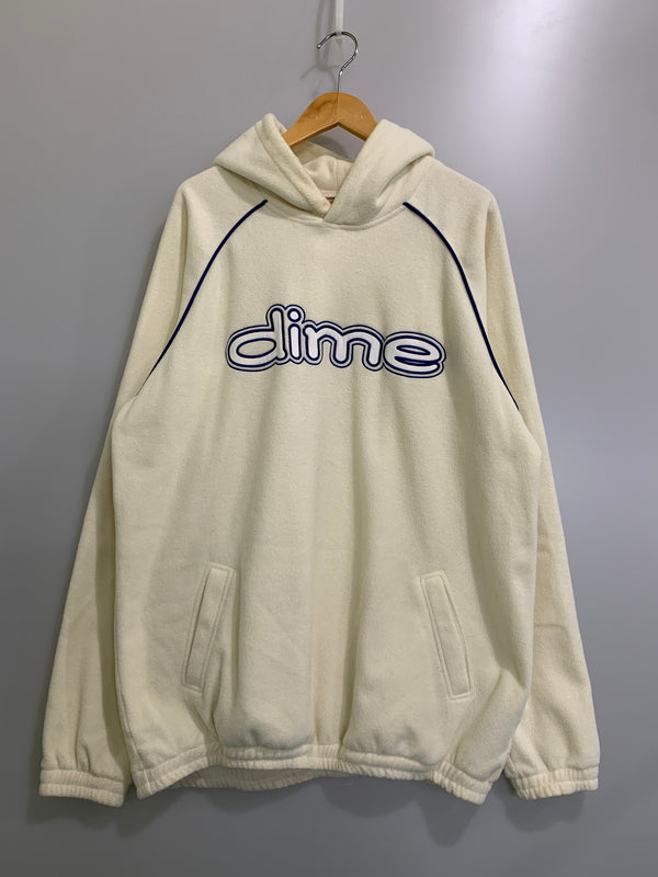 【中古品】【メンズ】 DIME ダイム FLEECE HOODIE フリースフーディ 142-260523-zi-06-min サイズ：L カラー：ベージュ系 万代Net店