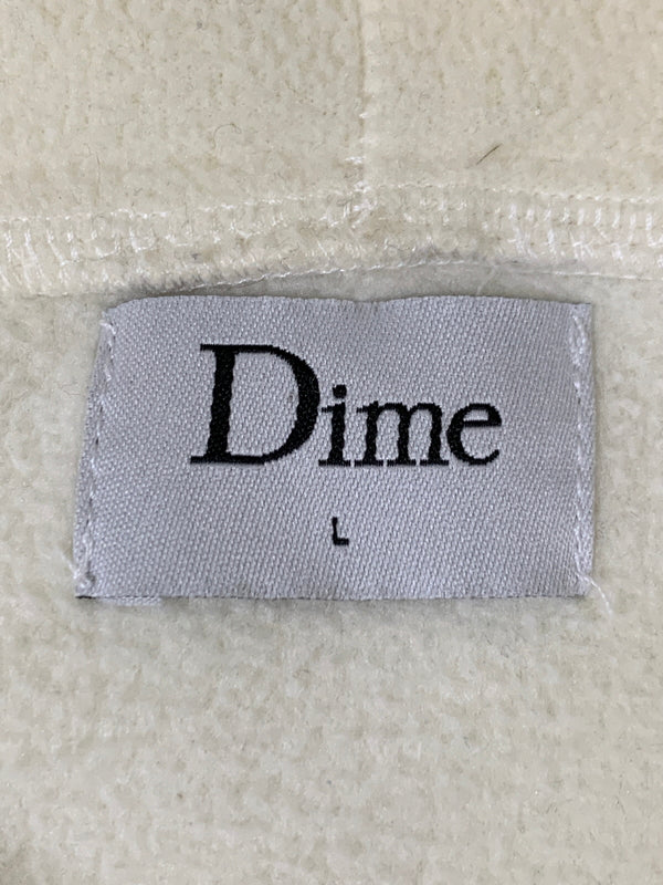 【中古品】【メンズ】 DIME ダイム FLEECE HOODIE フリースフーディ 142-260523-zi-06-min サイズ：L カラー：ベージュ系 万代Net店